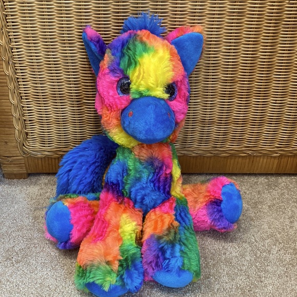 New Adorable Rainbow Unicorn Plush Toy Stuffed Animal ! - Picture 5 of 14